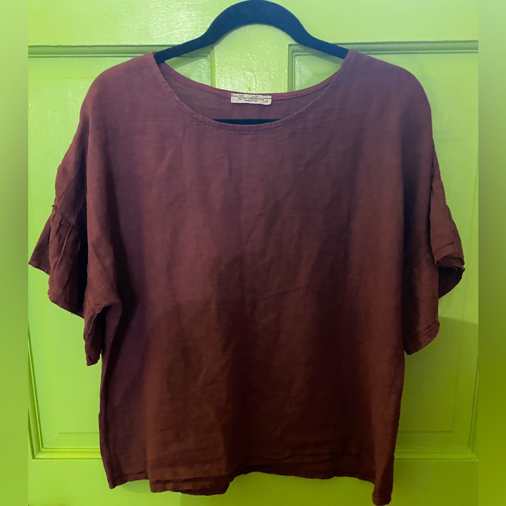 Linen top - Picture 3 of 4